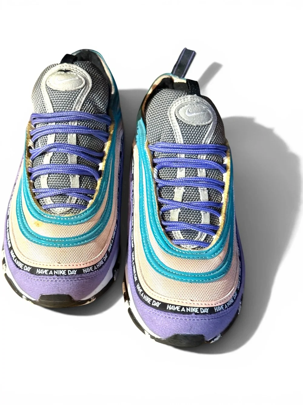 Nike Air Max 97 'Have A Nike Day' - Teal, Lavender & Black
